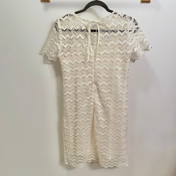 LOFT ivory dress size 4 - Picture 3 of 7